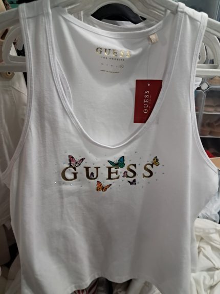 Polos marca Guess 100 % algodón modelo mariposa